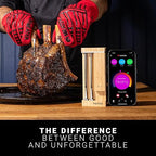 MEATER Pro Duo: Wireless Smart Meat Thermometer | 1000°F High Heat Resistance | Long Range | Dual Probes | Six Sensors | BBQ, Oven, Grill, Smoker, Air Fryer, Deep Fryer | iOS & Android App