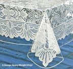 Home Bargains Plus Hotel Quality Crystal Clear Vinyl Tablecloth Protector, 6 Gauge Heavy Duty Thick Vinyl Super Clear Tablecloth Cover, 52" x 70" Oblong/Rectangular
