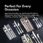 New Star Foodservice 58918 Shell Pattern, 18/0 Stainless Steel, 60 piece Flatware Set