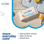 WaterWipes Sensitive+ Newborn & Baby Wipes, 3-In-1 Cleans, Cares, Protects, 99.9% Water, Unscented & Hypoallergenic, 1080 Count (18 Packs)