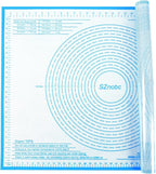 Extra Large Silicone Pastry Mat 34x26 Inch - Nonstick Baking Mats with Measurements, Great for Dough Rolling, Pastry, Pie Crust, Fondant, Cookies, Bread, Pasta, Pizza, Counter Mat