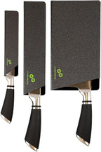 EVERPRIDE 6 & 8 Inch plus a Meat Cleaver Chef Knife Guard Set (3-Piece Set) Universal Blade Edge Cover and Knife Sheaths for Chef and Kitchen Knives Durable BPA-Free Felt Lined Sturdy ABS Plastic