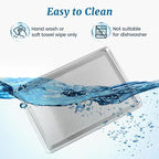 6 Pack Half Size Aluminum Perforated Baking Sheet Pan, 13"×18" Cookie Sheets For Oven in Bakery, Restaurant & Kitchen