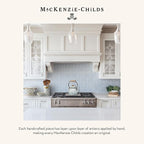 MACKENZIE-CHILDS 2-Quart Enamel Tea Kettle, Cute Tea Kettle for Stovetop, Winter Palace