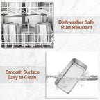 LIANYU Bread Loaf Pans Set of 7, 9x5 Inch Stainless Steel Bread Baking Pans for Homemade Sourdough, Sandwich, Meatloaf, Easy Release & Dishwasher Safe