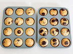 Jenaluca Silicone Cupcake & Muffin Pan for Baking - Set of TWO 12-cup pans, 12x9 Size, Non-stick, BPA Free, Dishwasher Safe - no cupcake liner needed