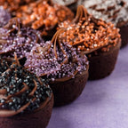 Sweets Indeed Halloween Sugar Sprinkles 4-Pack – 4.52 oz Spooky Sugar Set | White, Orange, Black & Purple Decorating Sugars | Edible Baking Decorations for Cookies, Cupcakes & Cakes