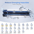 Waterdrop Plus XWF Replacement for GE® XWF, WR17X30702, NSF/ANSI 401&53&42&372 Certified, 𝐑𝐞𝐝𝐮𝐜𝐢𝐧𝐠 𝐏𝐅𝐀𝐒, 3 Filters