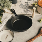 Backcountry Iron 6-1/2 Inch Round Small Pre-Seasoned Cast Iron Skillet