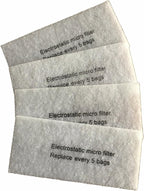 CF Clean Fairy 20Pack Vacuum Bags Compatible With Clarke CarpetMaster 112 115 212 215 218 & Nilfisk Spectrum 12 12H 15 15D 18D Replacement for 1471058500 Filter Bag
