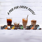 Java House Single-Serve Cold Brew Coffee Pods – Premium 100% Arabica Liquid Concentrate – Smooth & Bold Decaf Roast – 12 Pods – Ready Hot or Iced, Travel-Friendly, TSA Approved