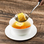 Brushed Stainless Steel Non-Slip Ergonomic Handle Ladle