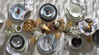 Oneida Mooncrest Dinner Forks, Set of 4 B336004A, Silver, Set of 4, Dinner Forks