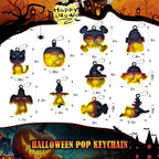 Halloween Pop Fidget Toys Bulk Its Halloween Party Favors for Kids 30PCS Mini Pop Keychain It Halloween Trick or Treat Party Supplies Halloween Goodie Bag Fillers Fidgets for Classroom Prizes for Kids