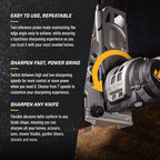 Work Sharp Ken Onion Edition Knife & Tool Sharpener Elite Mk2 - Adjustable Knife Sharpening System with Blade Grinding Attachment