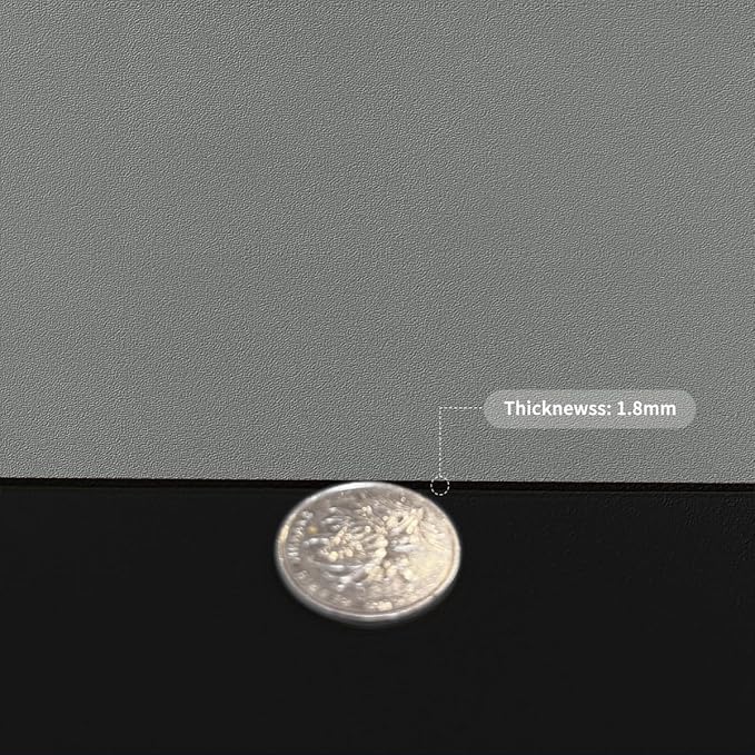 Dresser Cover - Can Be Used On Both Sides Waterproof and Easy to Clean Good Flatness Used for Dresser Table(Black+Gray 10x44)