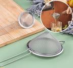 18 PCS Tea Strainers Cocktail Strainer Stainless Steel Fine Mesh Small Strainer, 3.3''Mini Tea Strainer with Long Handle for Cocktails Tea Herbs&Drinks,Conical Tea Filter Bar Colander Food Loose Tool