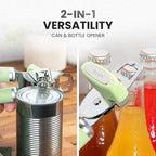 Zulay Kitchen Manual Can Opener with Bottle Opener with Turn Knob