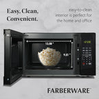 Farberware FMWEI11BKA Microwave, 1.1 Cu. Ft, Black