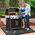 90 ×48 inches Under Grill Mat Fit Blackstone 28in & 36in Griddle/ Griddle Mat for Blackstone, Grill Mat for Outdoor Grill, Grilling Mats BBQ Mats for Grilling to Protect Deck Patio Pavers Gas Grills