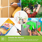 Kitchen Scissors, iBayam 2-Pack Multipurpose Kitchen Shears, 8.5 Inch Heavy Duty Dishwasher Safe Food Cutting, Stainless Steel Sharp Cooking Scissors for Kitchen, Chicken, Poultry, Fish, Meat, Herbs