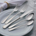 Oneida Flight Everyday Flatware Teaspoons 18/0 Stainless Steel, Set of 4, Silver