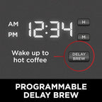 Ninja 12-Cup Programmable Brewer CE251 Coffee Maker, 60 oz, Black/Stainless Steel (Renewed)