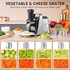 AAOBOSI 6-in-1 Electric Meat Grinder | 3000W Max | 3-Speed | 4 Grinding Plates|2 Stainless Steel Blades| Sausage Stuffer | Kubbe Maker & More Included | Built-in Storage Box for Home Kitchen Use