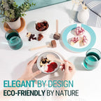 Disposable Wooden Spoons For Eating - 300pcs - Heavy Duty & Plastic Free - Our Guilt-Free FSC Certified Wood Protects Forests - A Great Alternative to Bamboo Spoons Disposable.