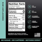 LMNT Zero Sugar Electrolytes - Raw Unflavored Salt | Drink Mix | 30-Count