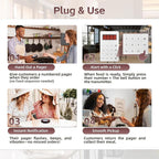 Pagers for Restaurants 20 Coaster Beeper, Restaurant Pager System Long Range, Customer Queue Pagers Set with Vibration, Flashing and Buzzer, Beepers for Food Truck, Church, Nursery