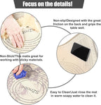 Extra Large Silicone Pastry Mat 36x24 Inch - Nonstick Baking Mats with Measurements, Great for Dough Rolling, Pastry, Pie Crust, Fondant, Cookies, Bread, Pasta, Pizza, Counter Mat