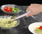 New Star Foodservice 42276 Restaurant-Grade Pom Tong, Stainless Steel, 9 inch, Set of 6, Silver