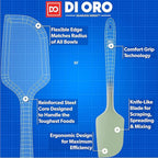 DI ORO Silicone Spatula - 600°F Heat-Resistant Rubber Kitchen Spatula for Baking, Scraping, & Mixing - BPA Free Nonstick Cookware Safe Flexible Utensil for Cooking - Seamless & Dishwasher Safe (Sage)
