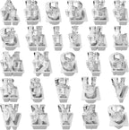 26 Pack Alphabet Resin & Clay Mold - Letter Ice Maker, Candle Making & Craft Supplies