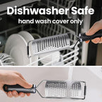 Cheese Grater with Non-Slip Handle, Extra Coarse Grater,L12" X W2.5"