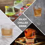 Large Ice Cube Trays for Whiskey: BECOKIT Big Silicone Ice Cube Trays - 3 * 2Inch Square Ice Cubed Tray for Bourbon Whisky and Cocktail - 4Pack Giant Silicon Ice Cube Tray (Black 4 Tray)