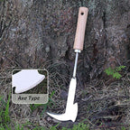Weed Puller Tool, Manual Stainless Steel Weeding Tool, Axe Shape for Lawn Vegetable Garden Farm Planting