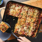KitchenAid Hard Anodized Roasting Pan/Roaster with Removable Rack, 13 Inch x 15.75 Inch - Matte Black