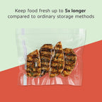 FoodSaver Custom Fit Vacuum Sealer Bags, Airtight Food Storage and Sous Vide Rolls, BPA-Free, 11 x 16' (Pack of 18)