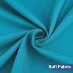 homing Rectangle Table Cloth Cover, Waterproof Polyester Elastic Fitted Tablecloth, Fits for 4 Foot Folding Tables, Washable Table Protector for Picnic, Camping, Outdoor (Teal, 30" x 48")