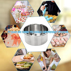 9 Pack 4 Inch Cake Pan Set with 100 Easy Lift Paper Liners Mini Round Cake Pan Stainless Steel Baking Pans for Birthday Wedding Party Oven Dishwasher Safe