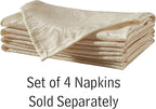 Newbridge Barcelona Luxury Damask Fabric Tablecloth, 52” Wide x 70” Rectangle, Golden Beige, 100% Polyester, No Iron, Soil Resistant Dining Room, Party and Banquet Table Cover