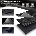 Large 60 x 42 Inch Under Grill Mats for Outdoor Grill,Double-Sided Fireproof/Waterproof/Oil-Proof Grill Pad,BBQ Mats for Outdoor Grill,Indoor Fireplace/Fire Pit Mat,Deck/Patio/Lawn Protector