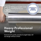 New Star Foodservice - Extra Heavy Duty Restaurant Aluminum Rolling Pin (15-Inch)
