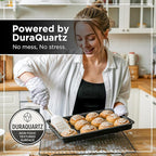 Wrenbury Quarter Sheet Pan - Carbon Steel DuraQuartz Non-Stick ¼ Baking Tray - Non Toxic Small Cookie Pan for Traybake - 13” x 11”