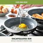 GreenPan Valencia Pro Stainless Steel 8” Frying Pan Skillet, Induction Suitable Mirrored Tri-Ply, Ceramic Nonstick PFAS-Free, Multi Clad Cookware, Dishwasher Oven & Broiler Safe