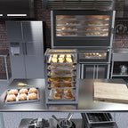 Pack of 6 | 13 in. x 18 in. Half Size Aluminum Bun. / Sheet Pan | Ideal for baking, roasting, cooling, prepping, or storing - a must-have in restaurants, bakeries, and busy kitchens.