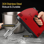 Hand Mixer Electric Handheld – 7 Speed Ultra Power Electric Mixer Handheld (Red)