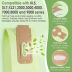 Landhoow 12 Pcs Brush Roller Compatible With Oreck XL Vacuum, Bag, Upright Belt Replacement for 0300604 - Cleaner Replacement Parts